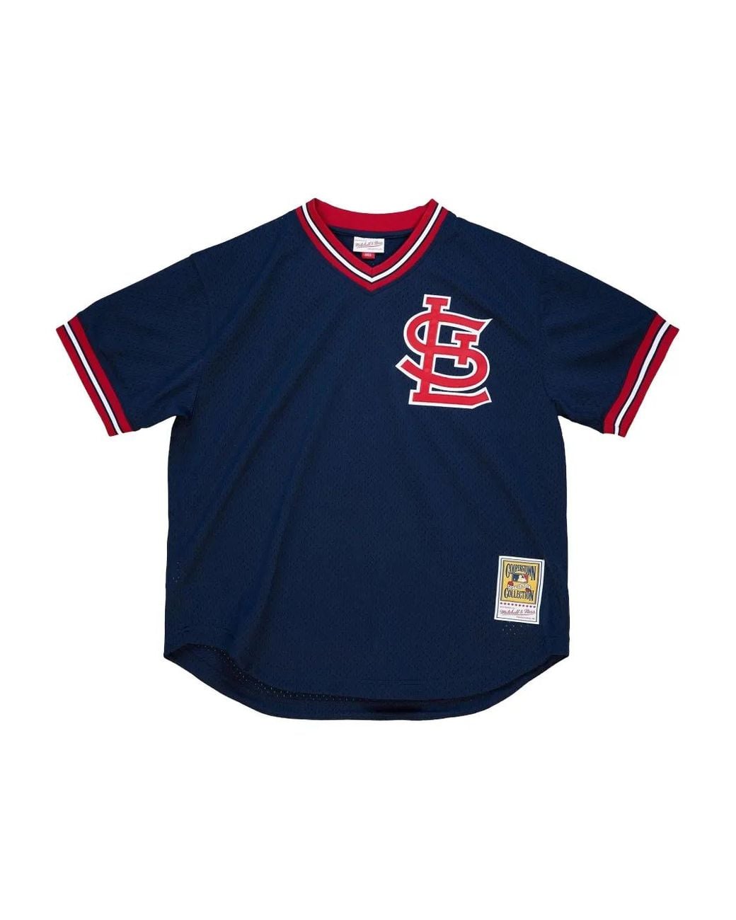 Mitchell & Ness Blue Mlb Cardinals 1994 Ozzie Smith T-Shirt for men