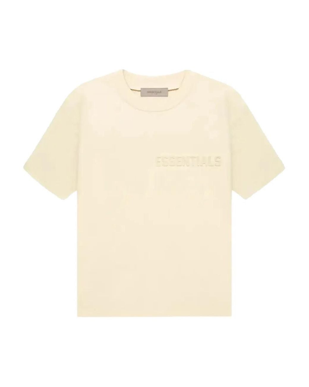 Fear Of God Natural Logo-Detail T-Shirt for men