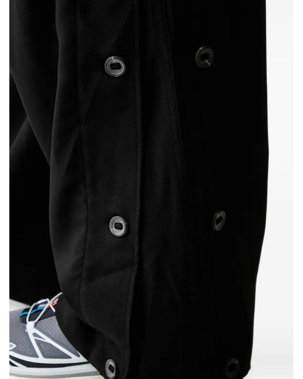 Y-3 Gray Pantalon Ceinturé À Fermeture Bouton for men