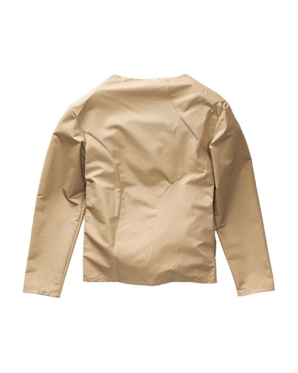 LUAR Natural Rhinestone-Logo Blouse