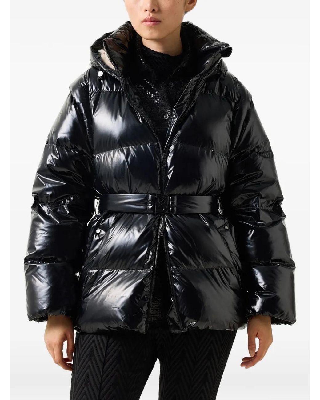 Bogner Black Inez Quilted Down Jacket