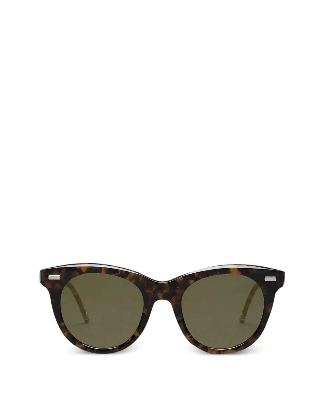 Thom Browne Green Cat-Eye Frame Sunglasses