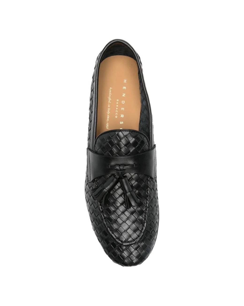 Henderson Black Tassel-Detail Loafers for men