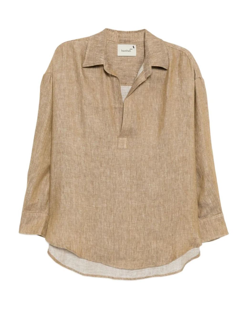 Bambah Natural Linen Blouse