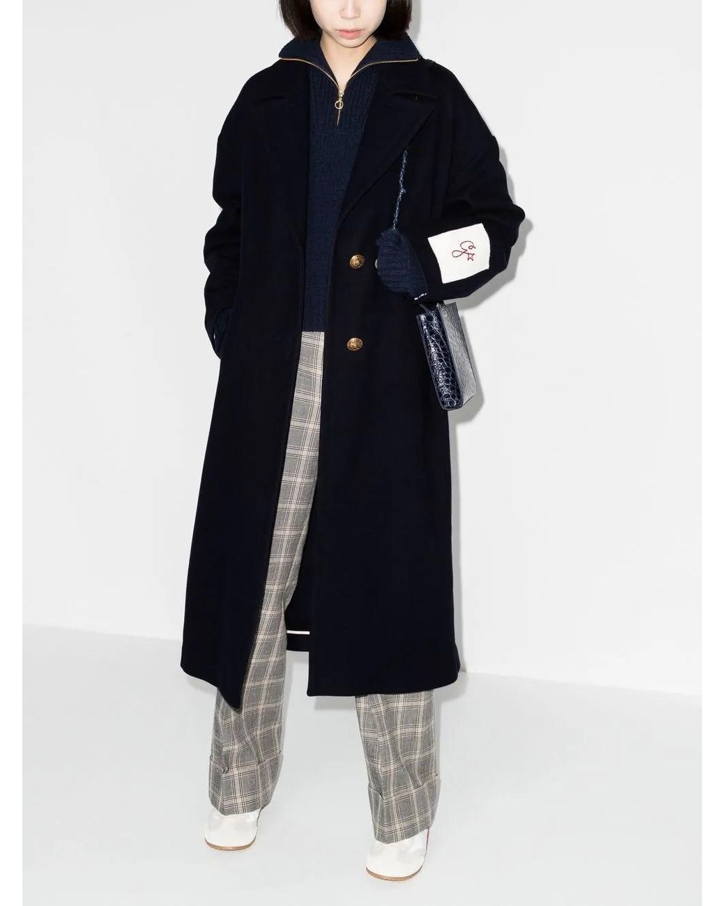 Golden Goose Deluxe Brand Black Golden W's Cocoon Coat Clothing