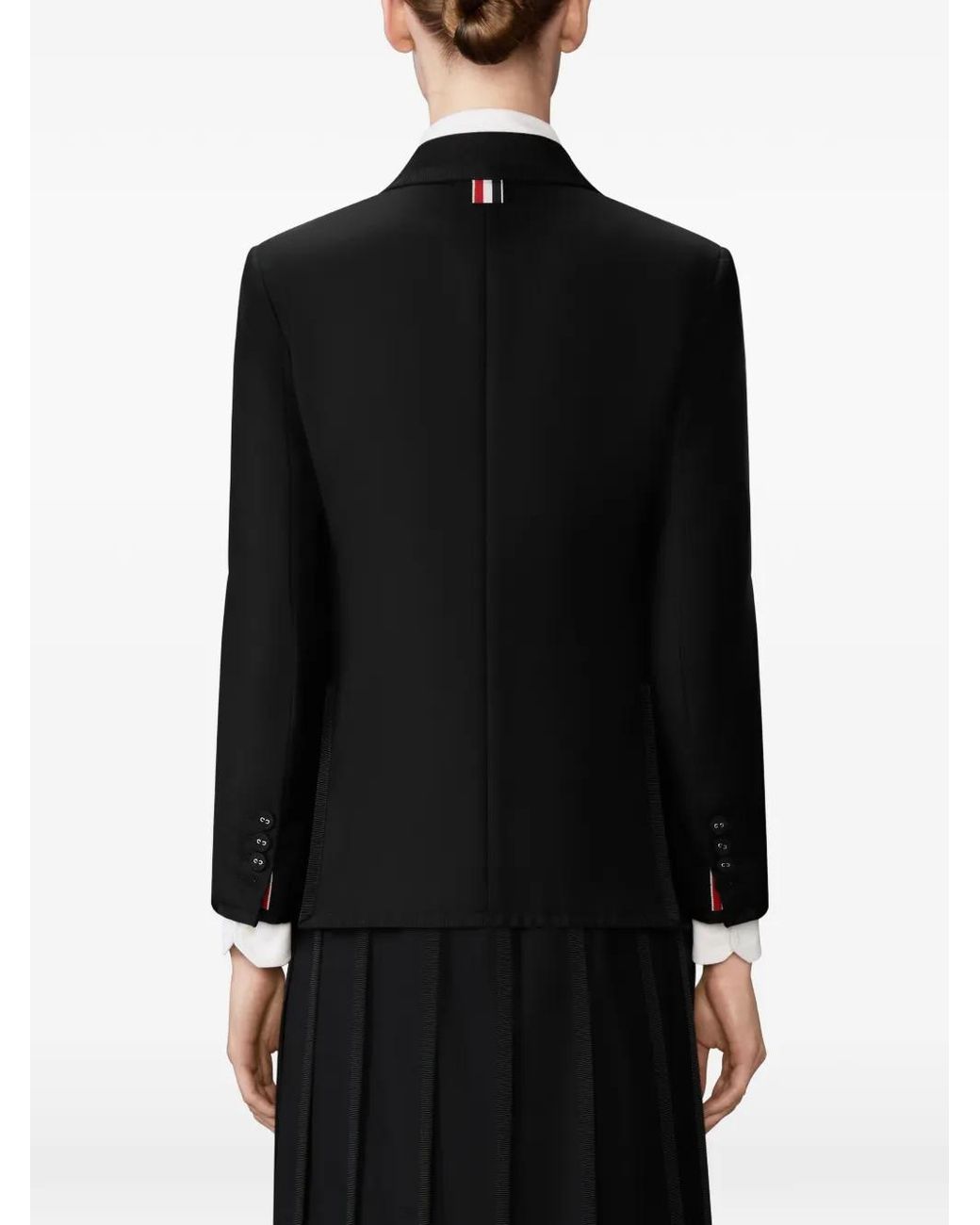 Chaqueta En Grosgrain Thom Browne de color Black