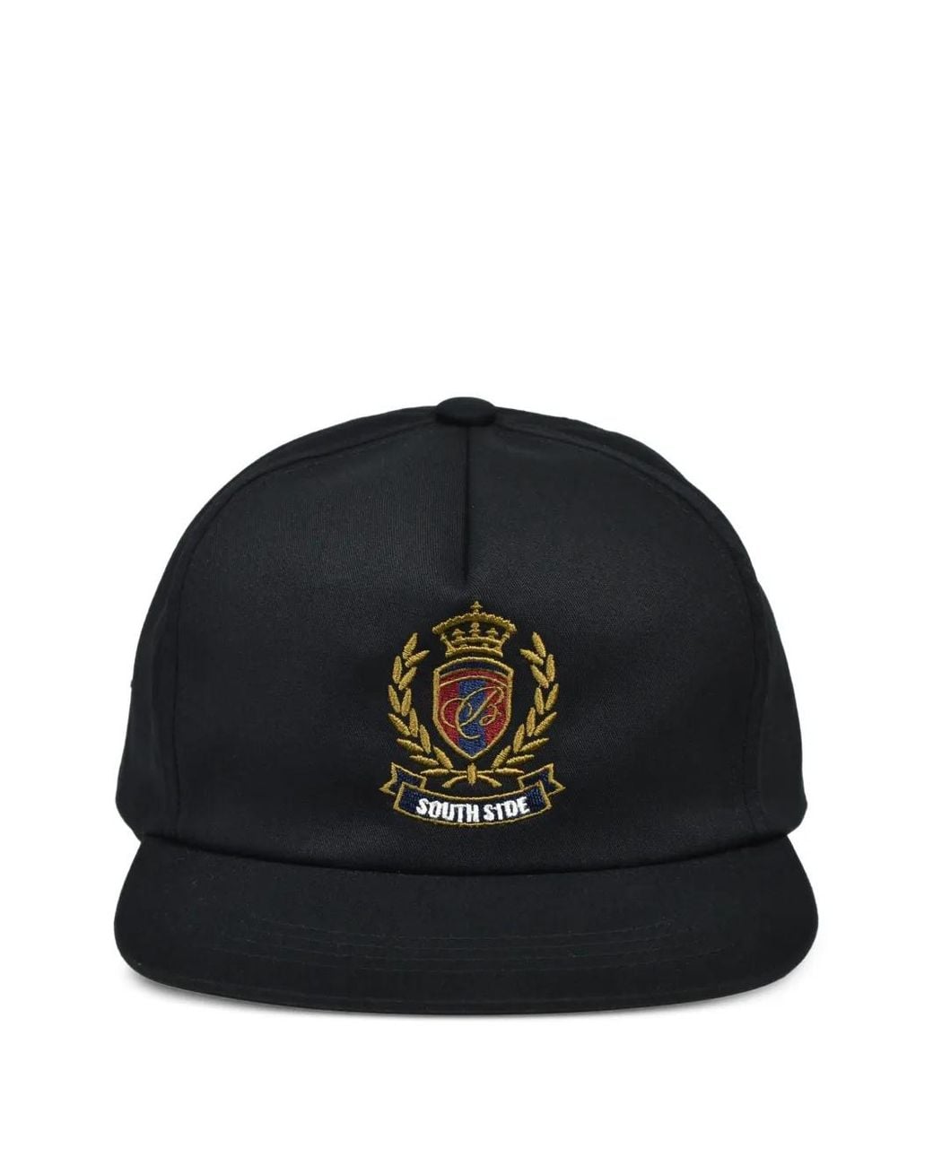 BREATH Black Embroidered Logo-Patch Baseball Cap for men