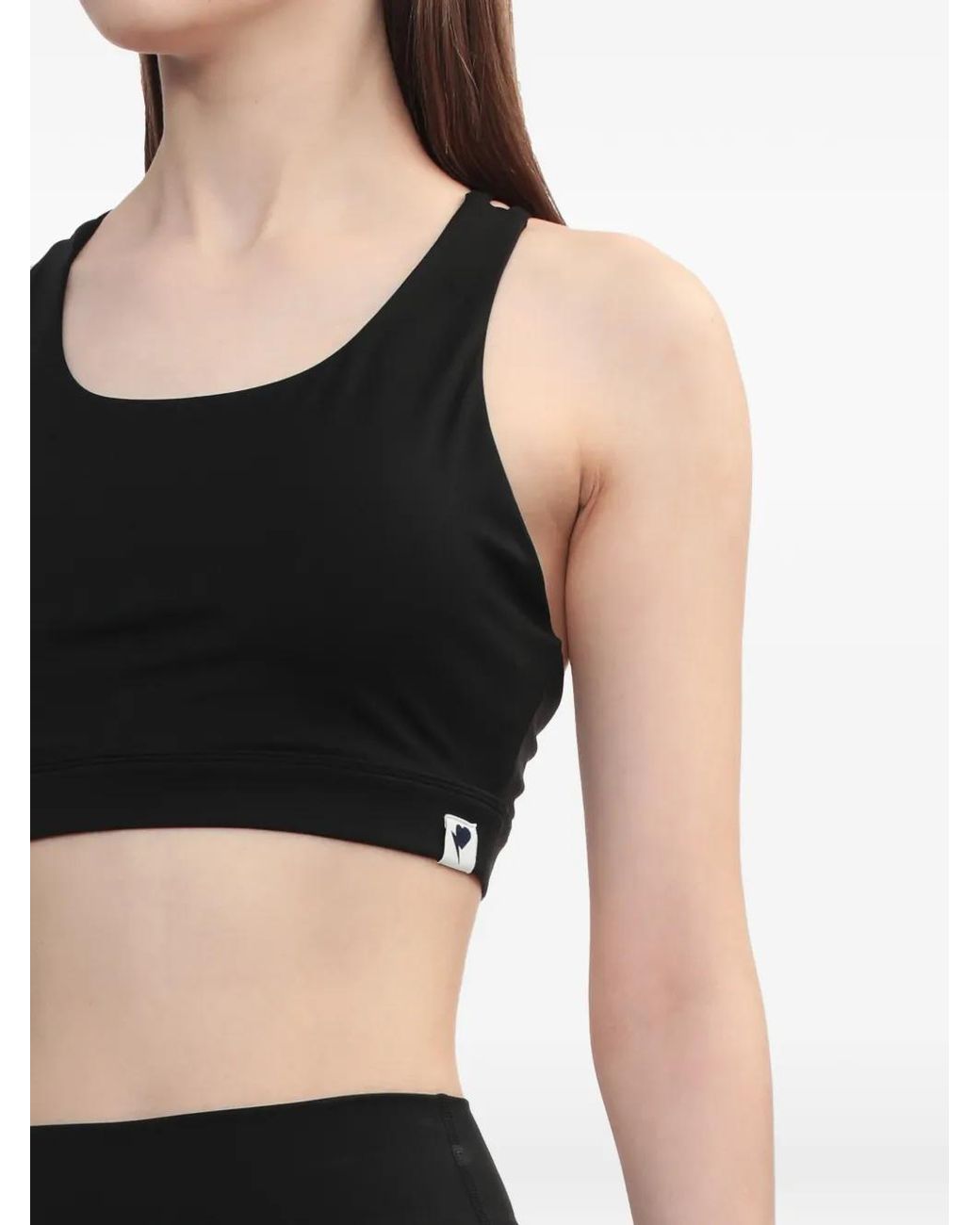 A Bathing Ape Black Apee Criss-Cross Sport Bras