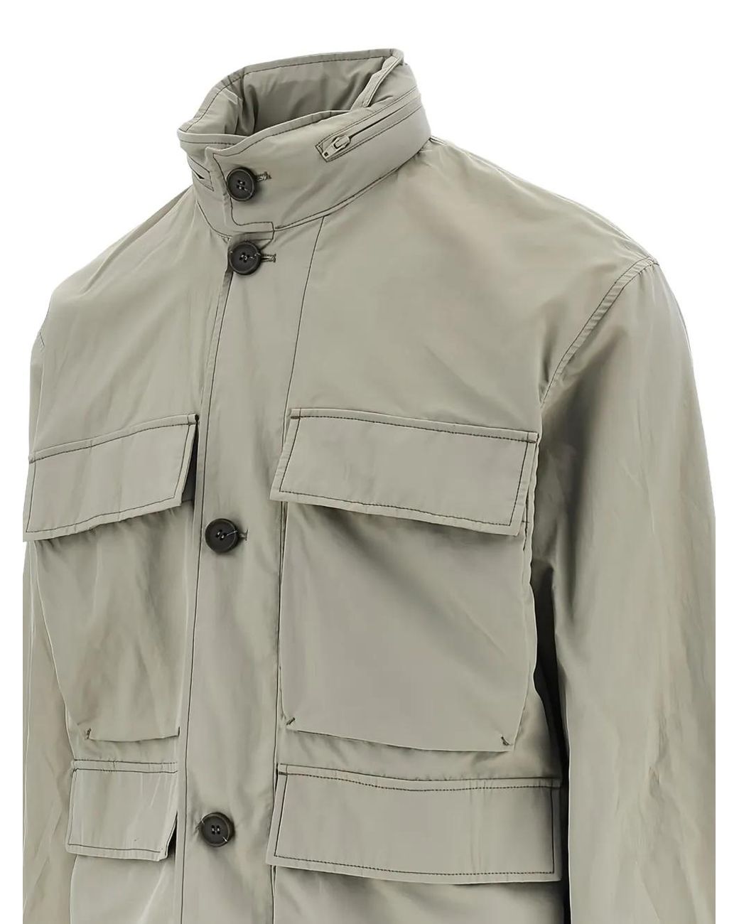 Emporio Armani Gray Blouson Jacket for men