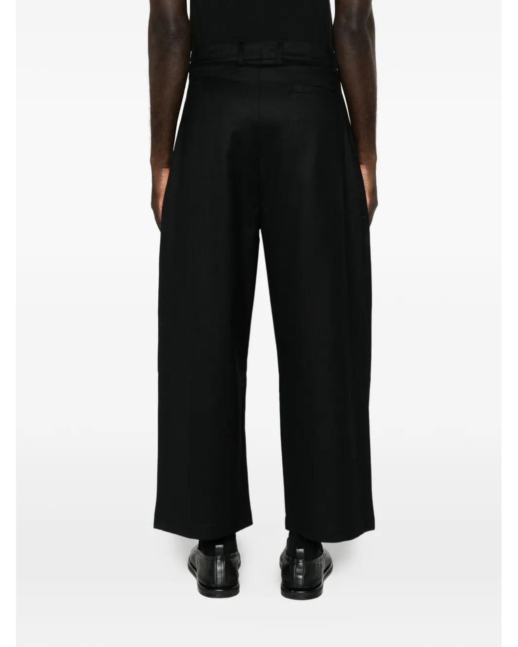 A Kind Of Guise Black Yesa Wide-Leg Trousers for men