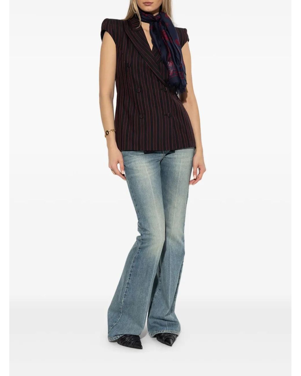 McQueen Blue Bootcut Jeans