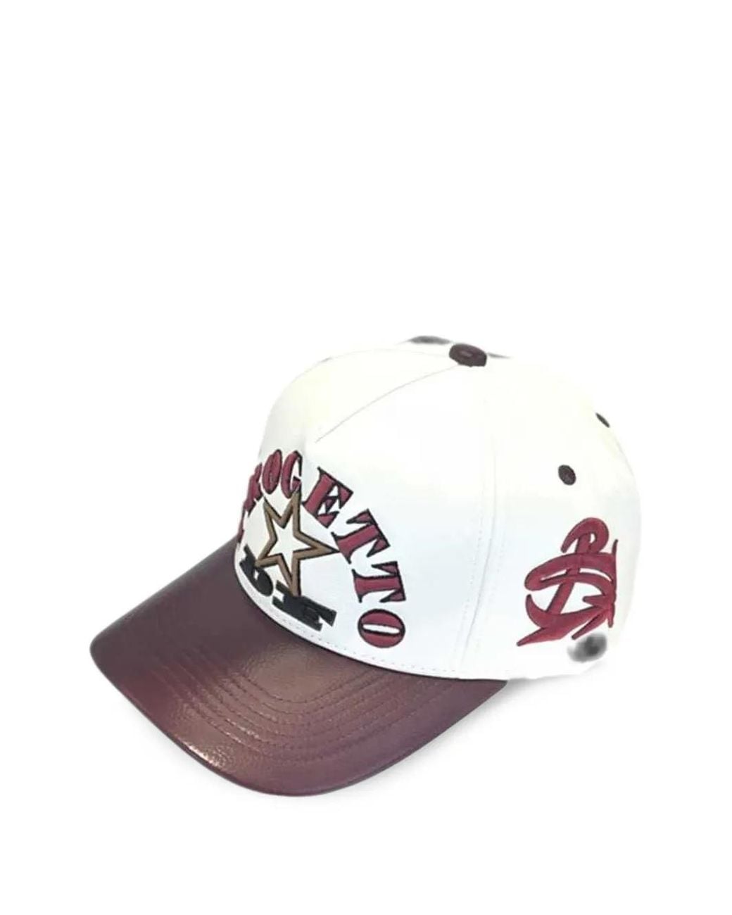 PDF Pink Logo-Embroidered Panelled Baseball Cap for men