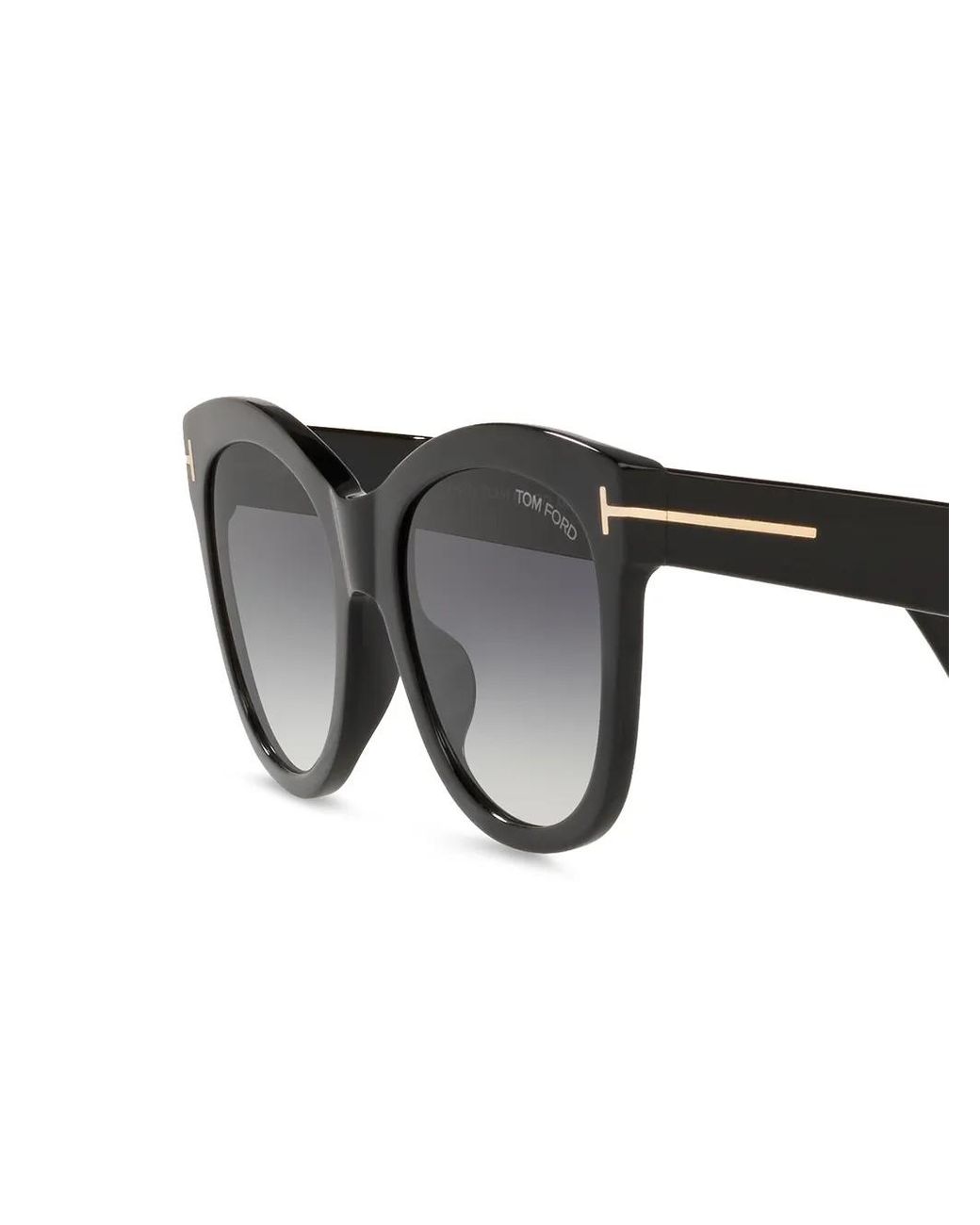 Tom Ford Brown Square Tinted Sunglasses