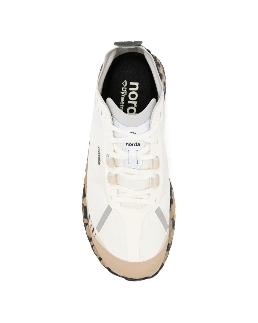 Norda White 001A Abyss Camouflage-Print Sneakers for men