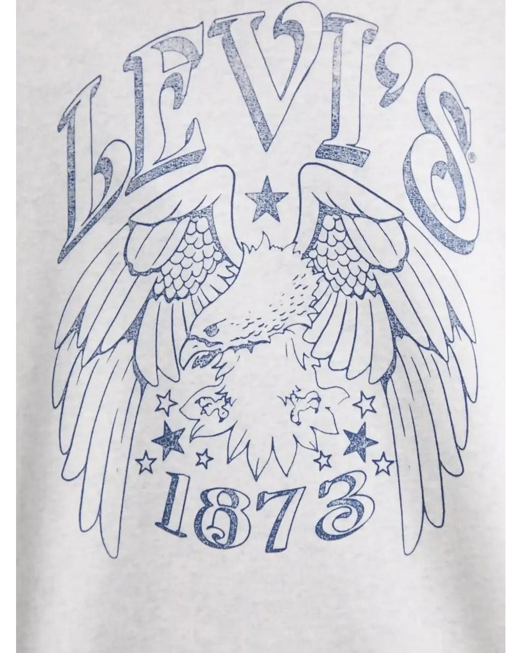 Levi's Gray Graphic-Print Sweater
