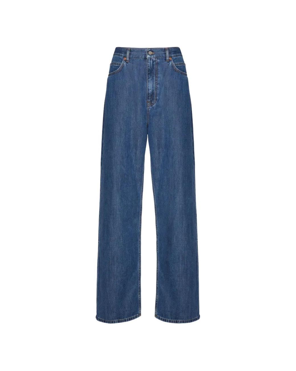 Valentino Garavani Blue Five-Pocket Jeans