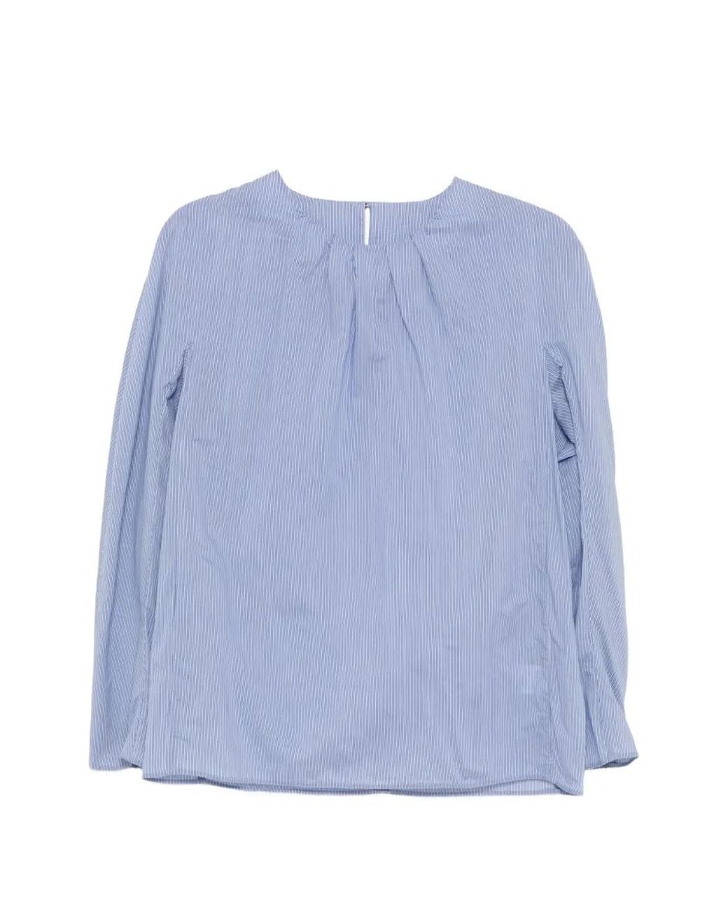 JNBY Blue Long-Sleeved Top
