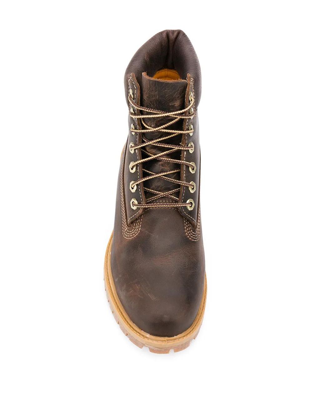 Timberland Brown Heritage Ankle Boots In Leather for men