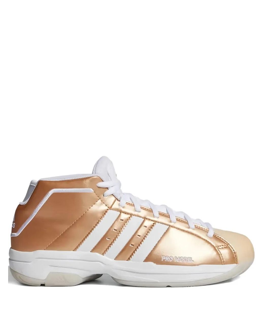 Adidas Pro Model 2G "Copper Metallic/Cloud/Light Flash" Sneakers