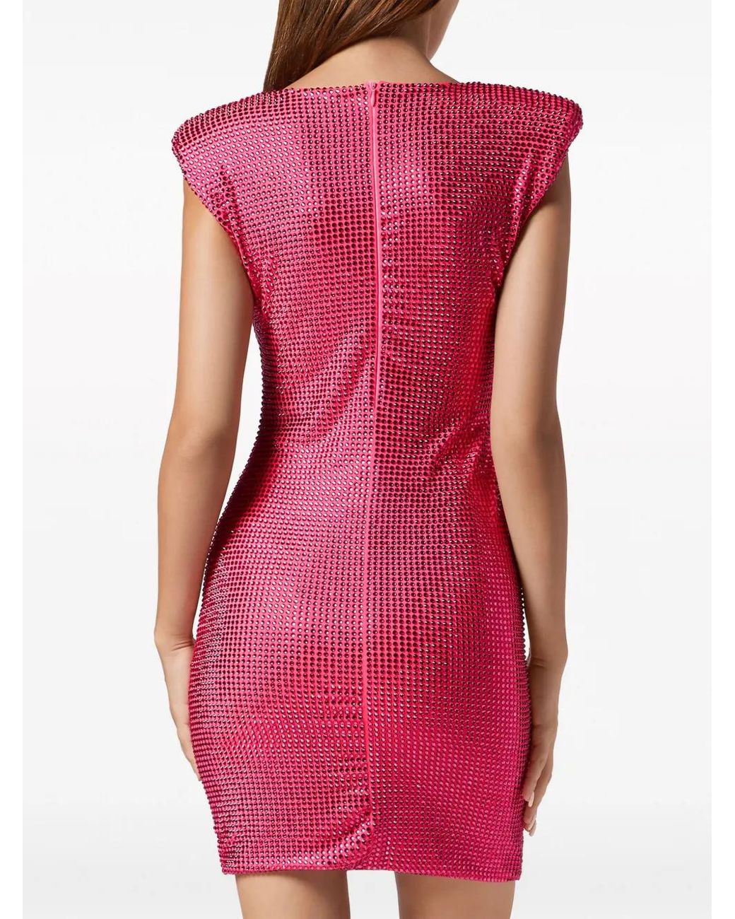 Philipp Plein Pink Mini Dress