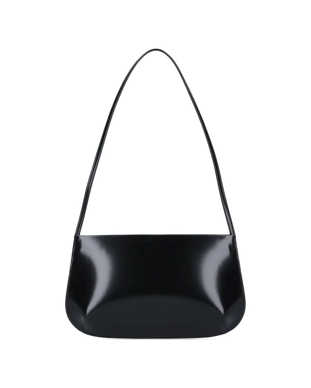 Faune Black Bra Leather Shoulder Bag
