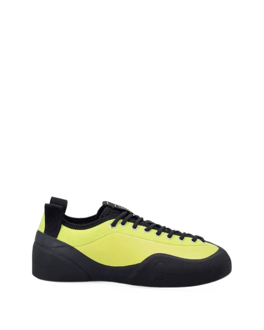 Village PM Green 1Pm Leather-Panelled Low-Top Sneakers for men
