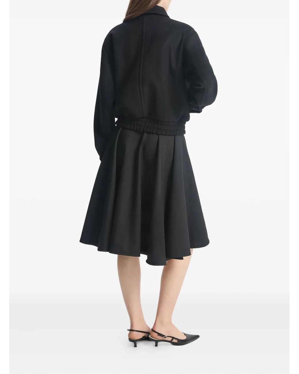 BITE STUDIOS Black Tailored Voluminous Skirt