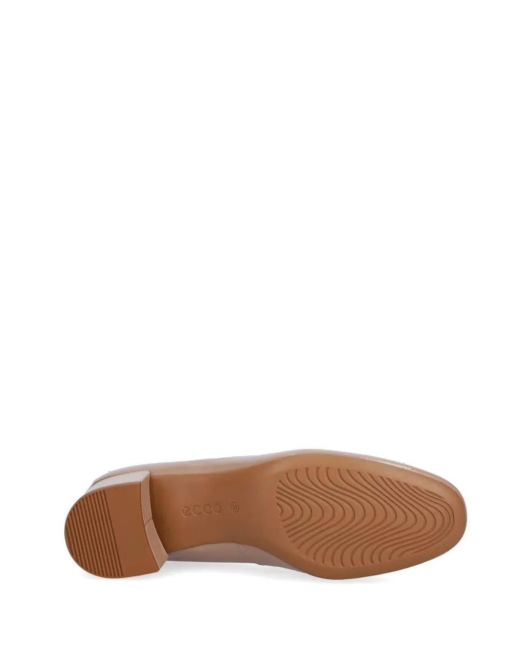 Ecco Pink Patent-Finish Block-Heel Pumps