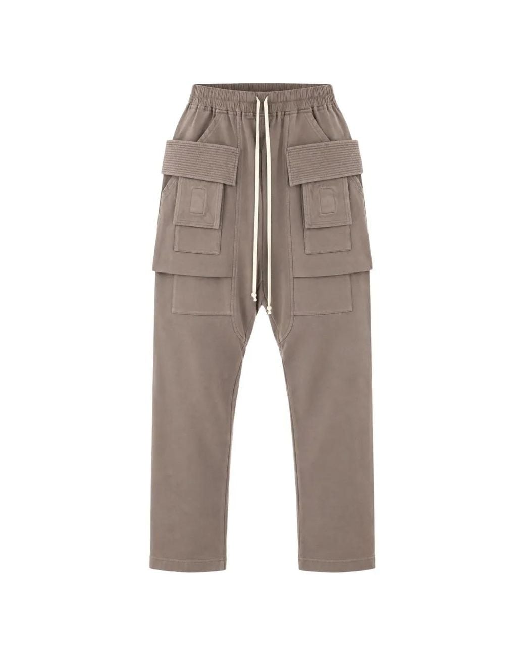Rick Owens Gray Creatch Cargo Drawstring for men