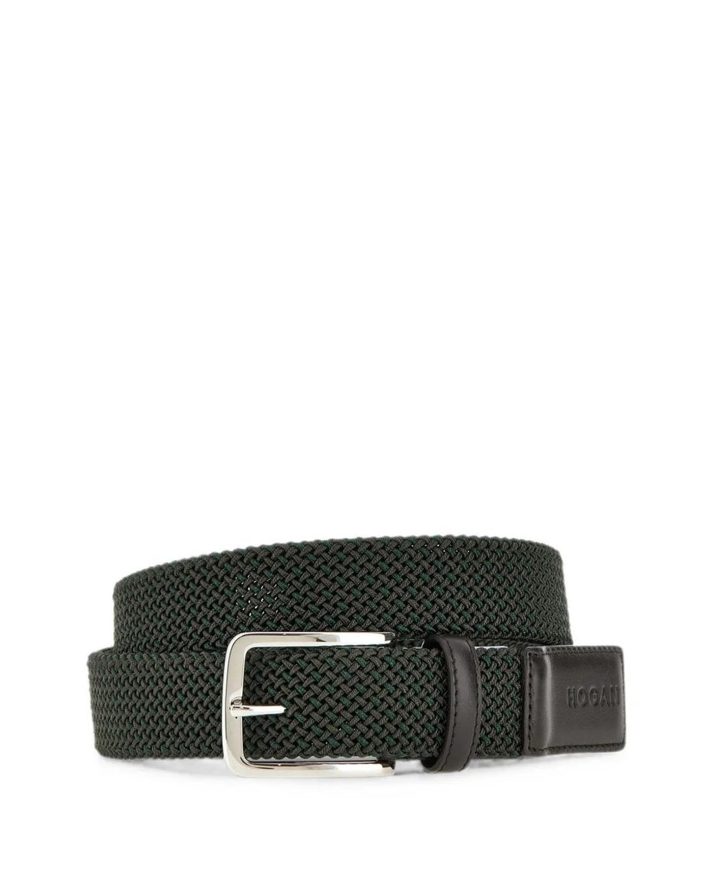 Hogan Gewebter Gürtel in Black für Herren