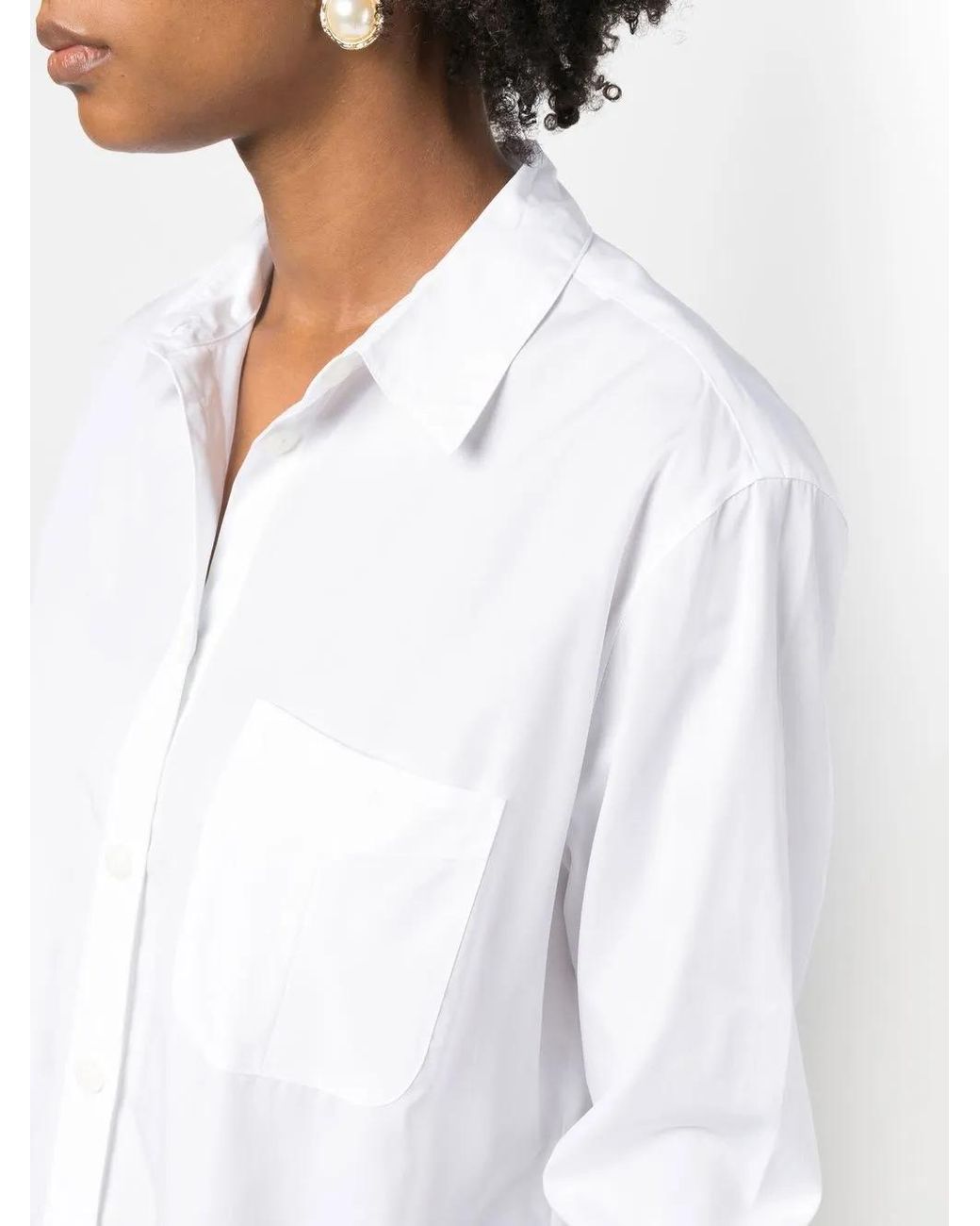 Rag & Bone White Klassisches Hemd