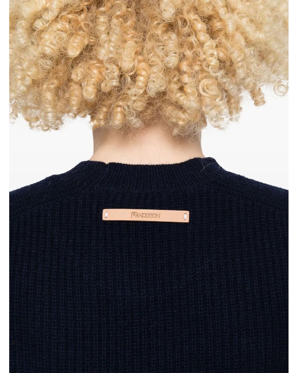 J.W. Anderson Blue Puff-Sleeves Sweater