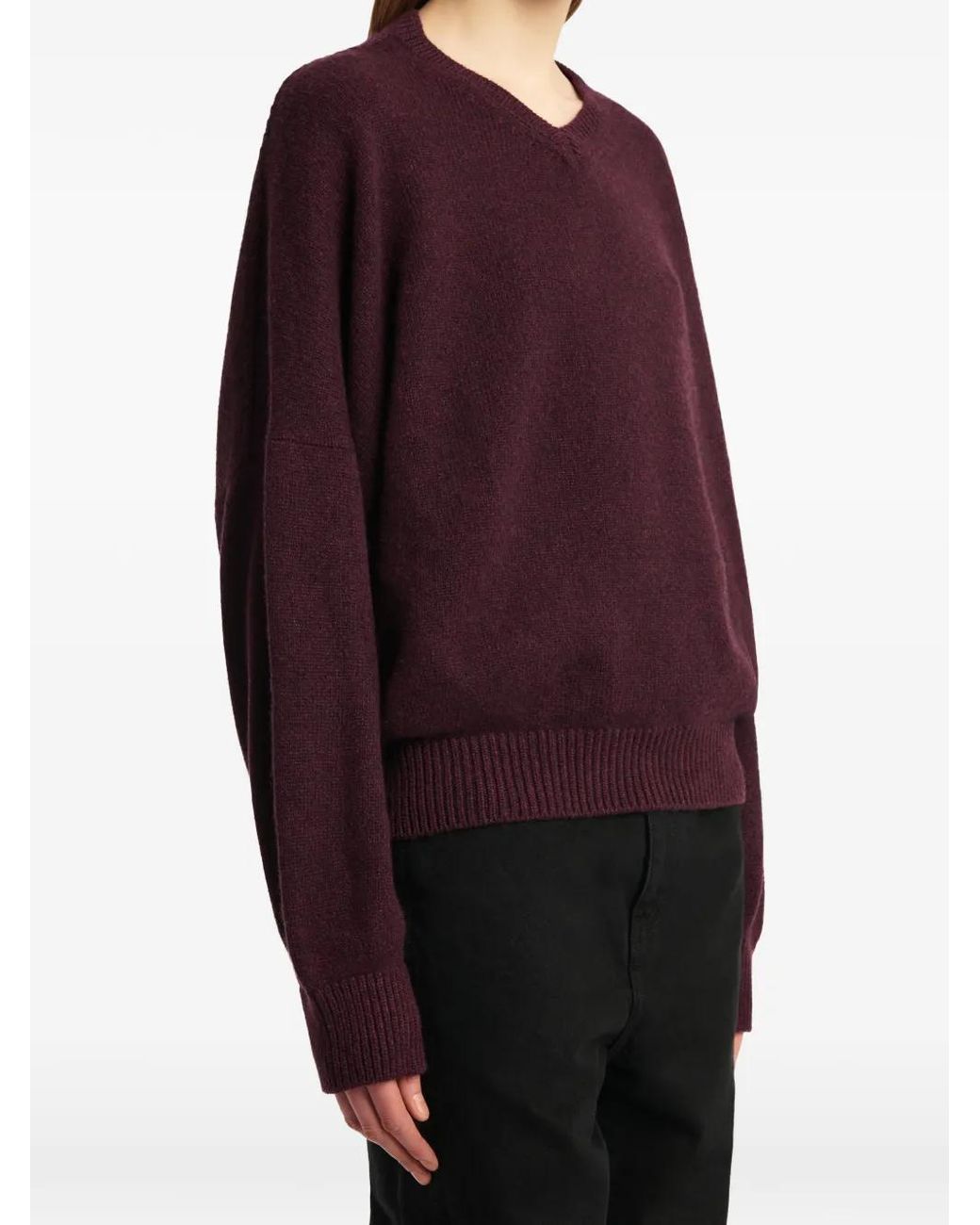 Khaite Purple Wolfe Sweater