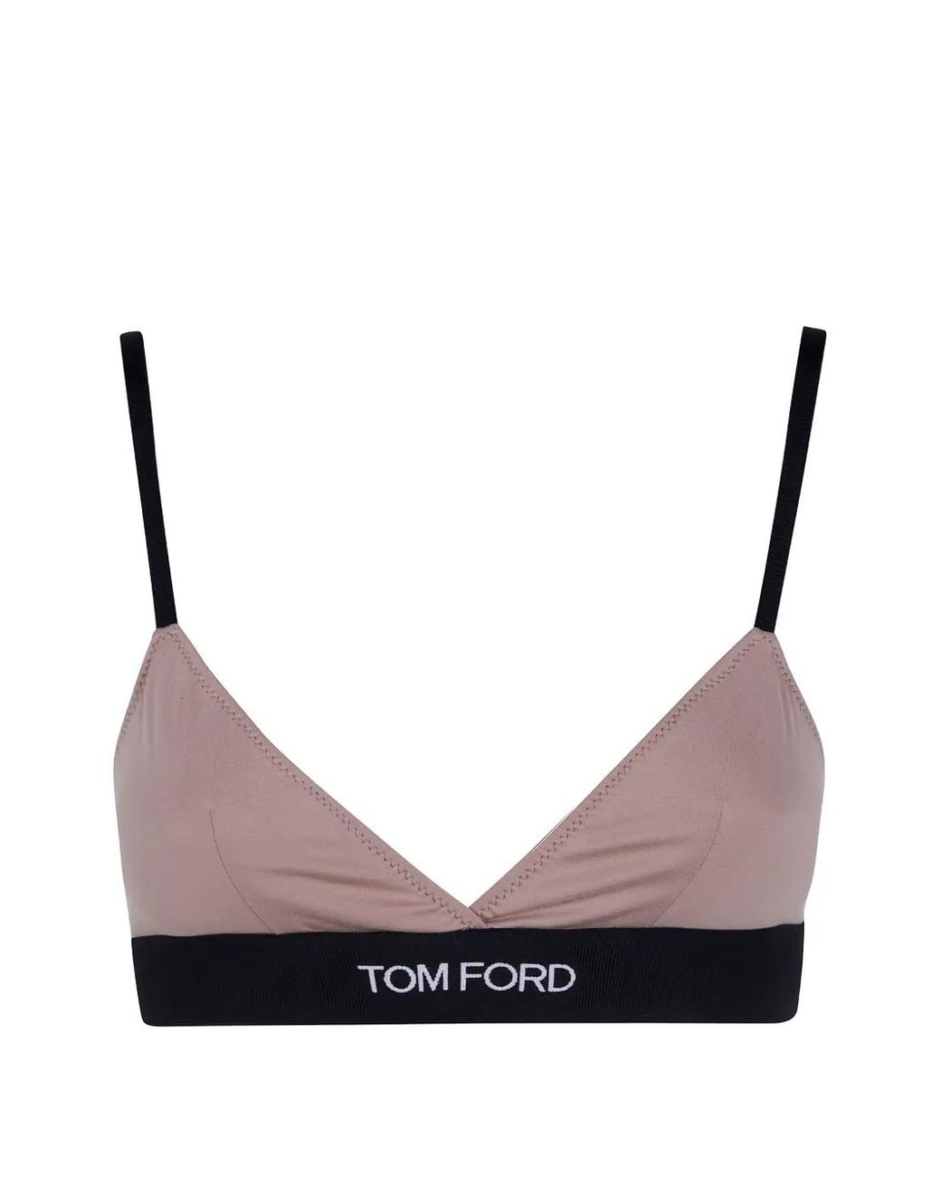 Tom Ford Purple Soutien-Gorge À Bande Logo