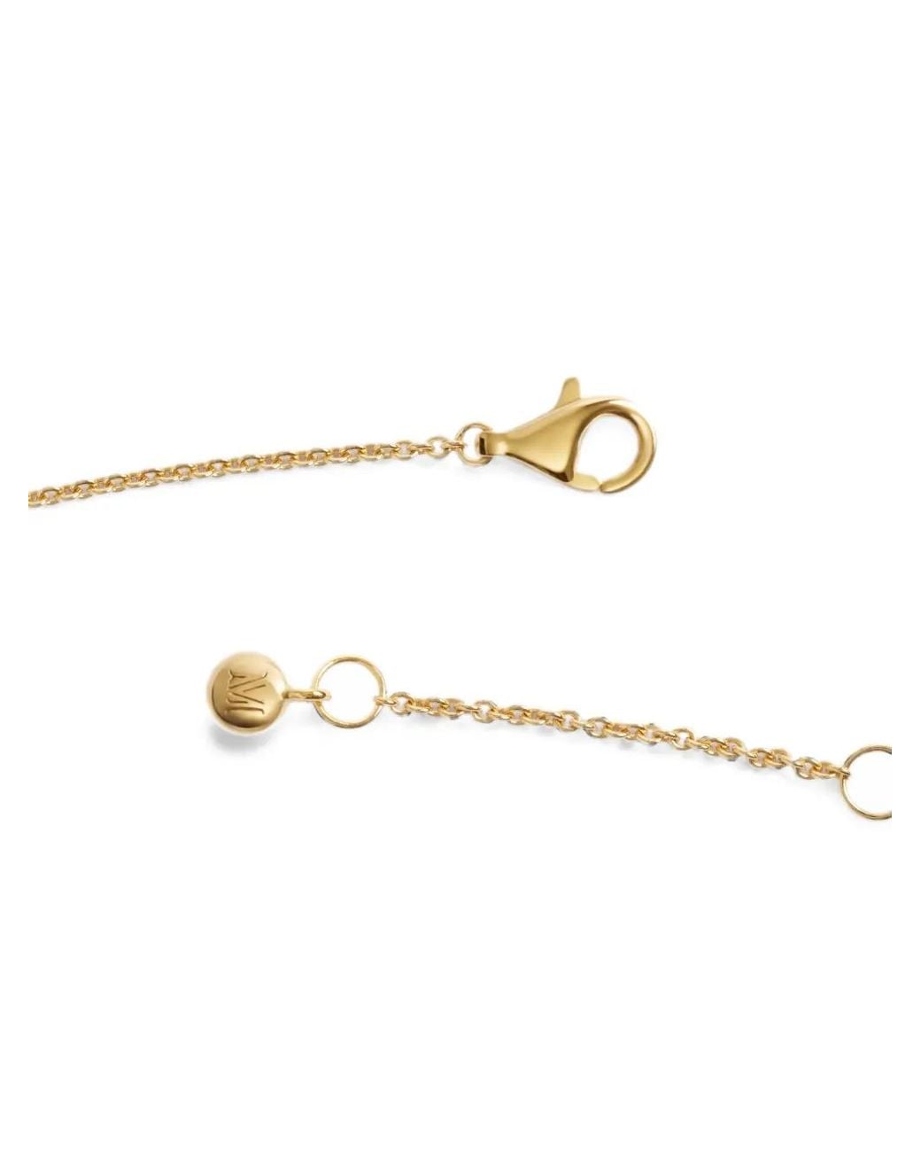 Monica Vinader White Riva Pavé Diamond Necklace