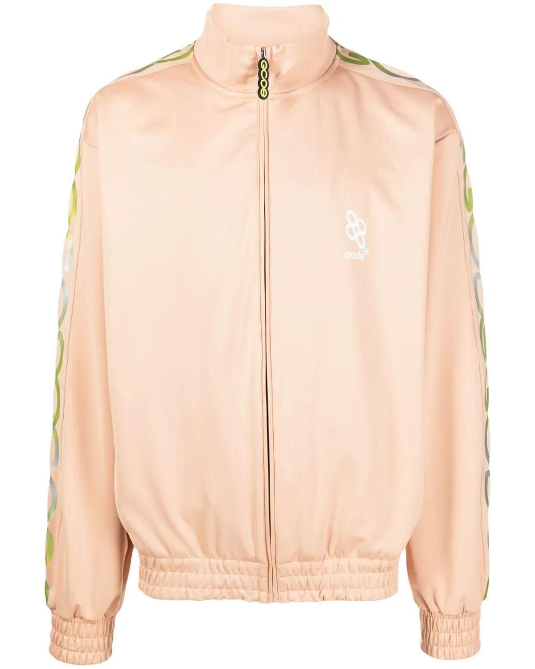Gcds Pink Reflective Logo-Print Sweatshirt for men