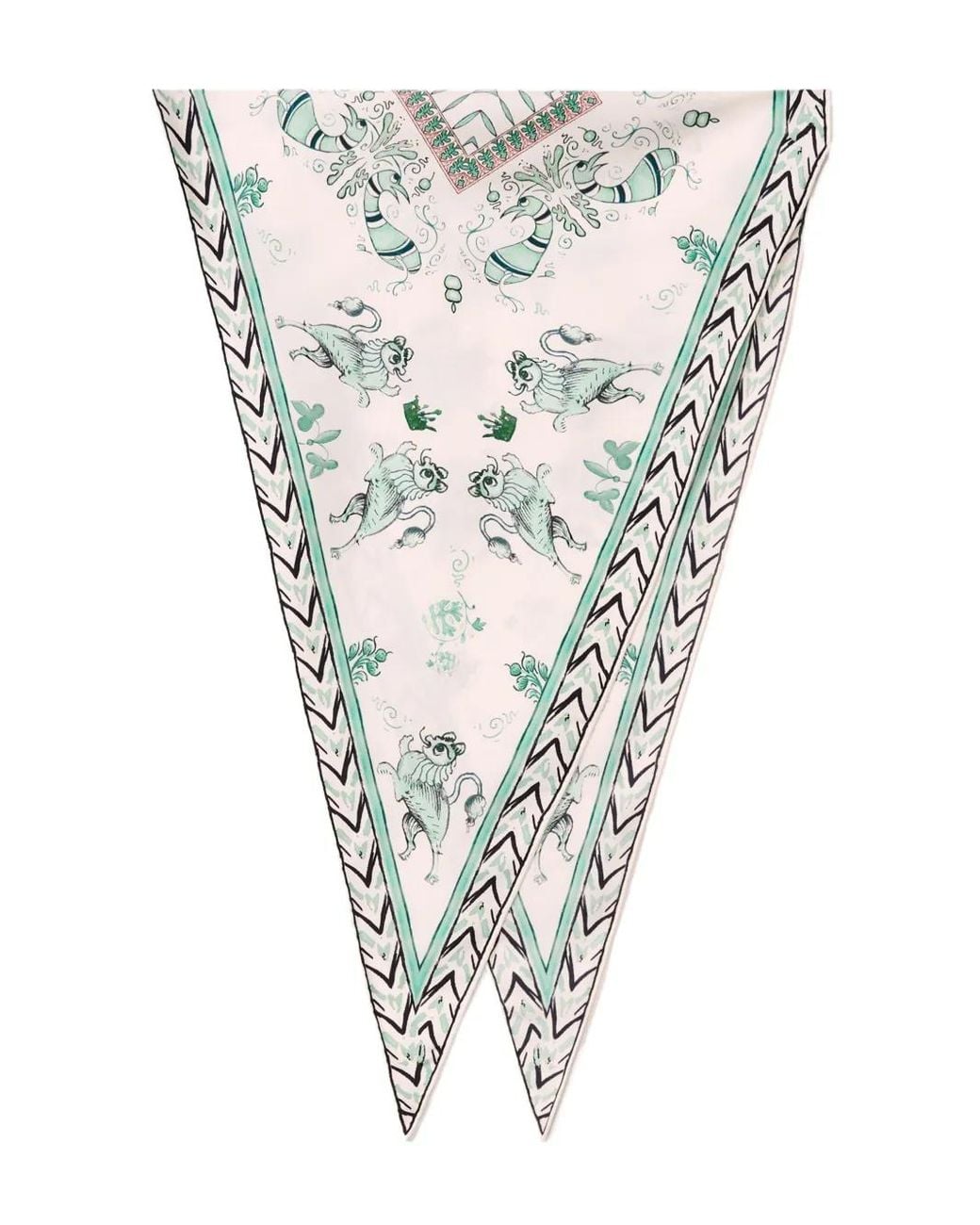 Fabiana Filippi White Printed Scarf