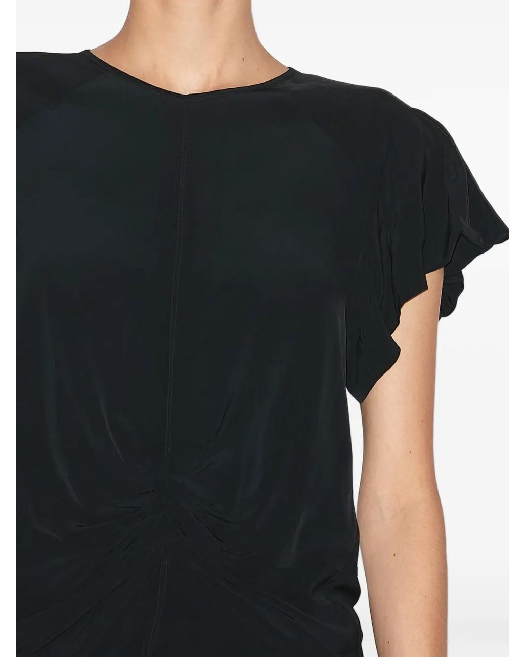 Isabel Marant Black Tullya Top