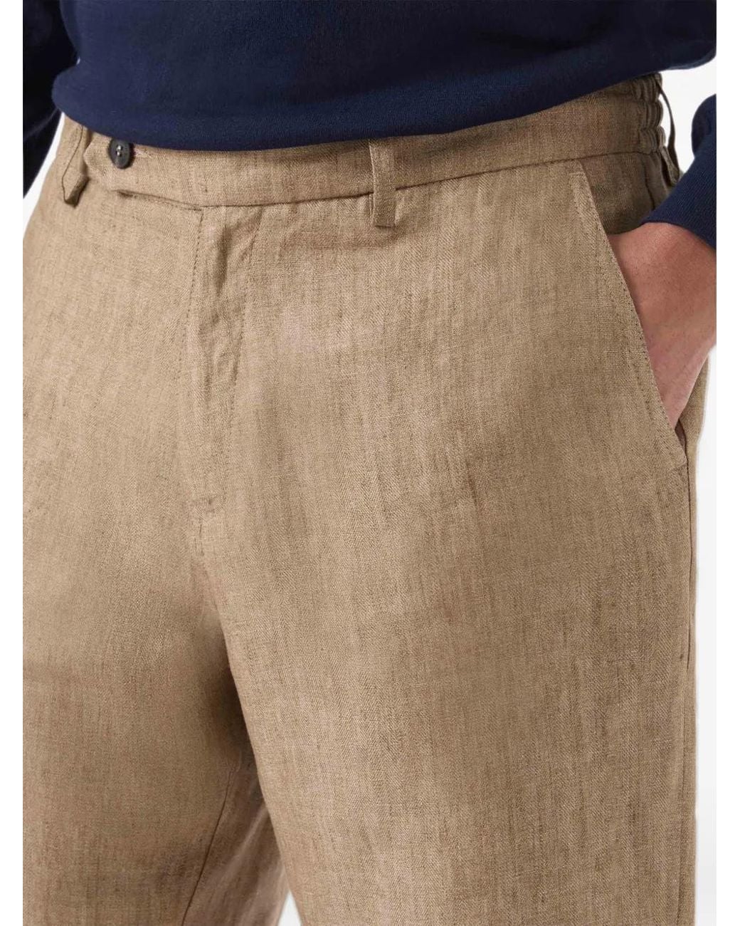 Mc2 Saint Barth Brown Short À Motif De Chevrons for men