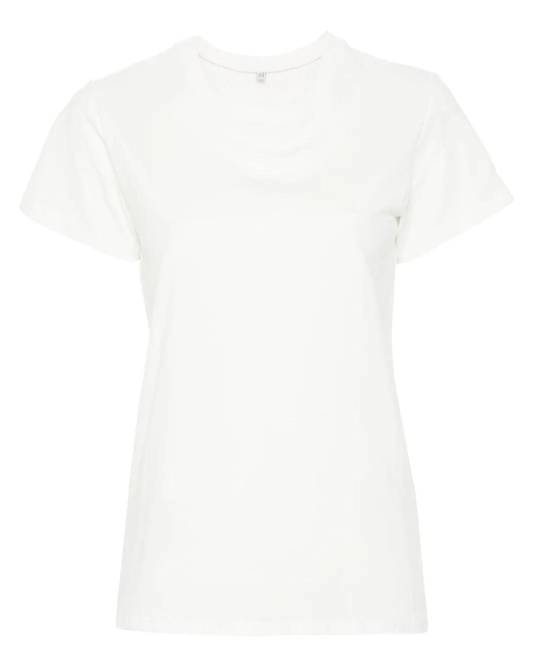 Baserange White Crew-Neck T-Shirt