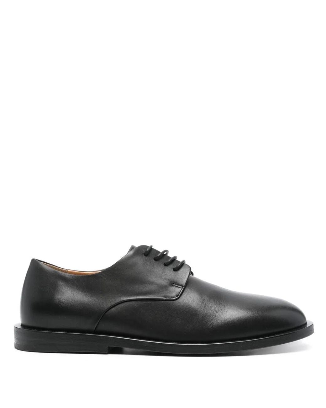 Marsèll Black Mando Leather Oxford Shoes