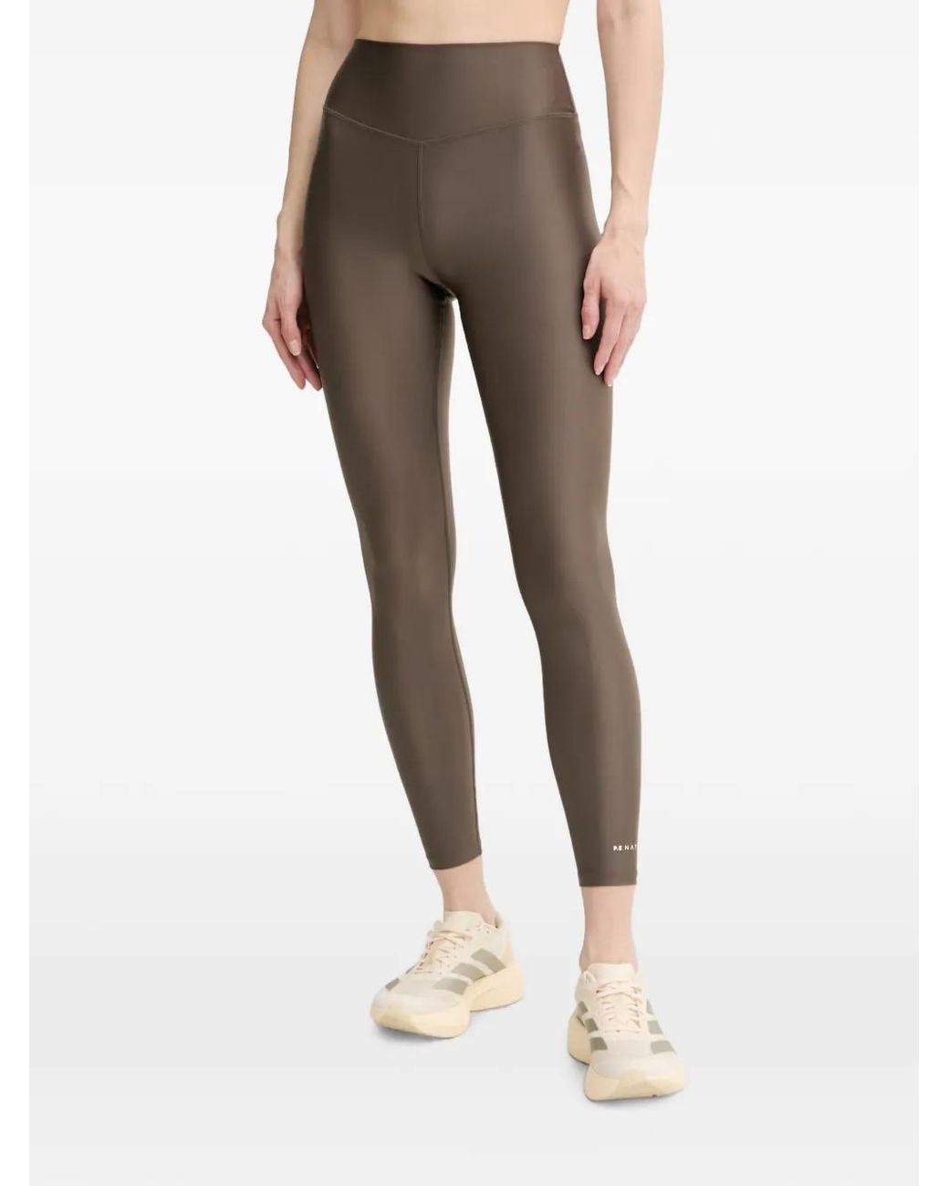 P.E Nation Natural Logo-Print Leggings