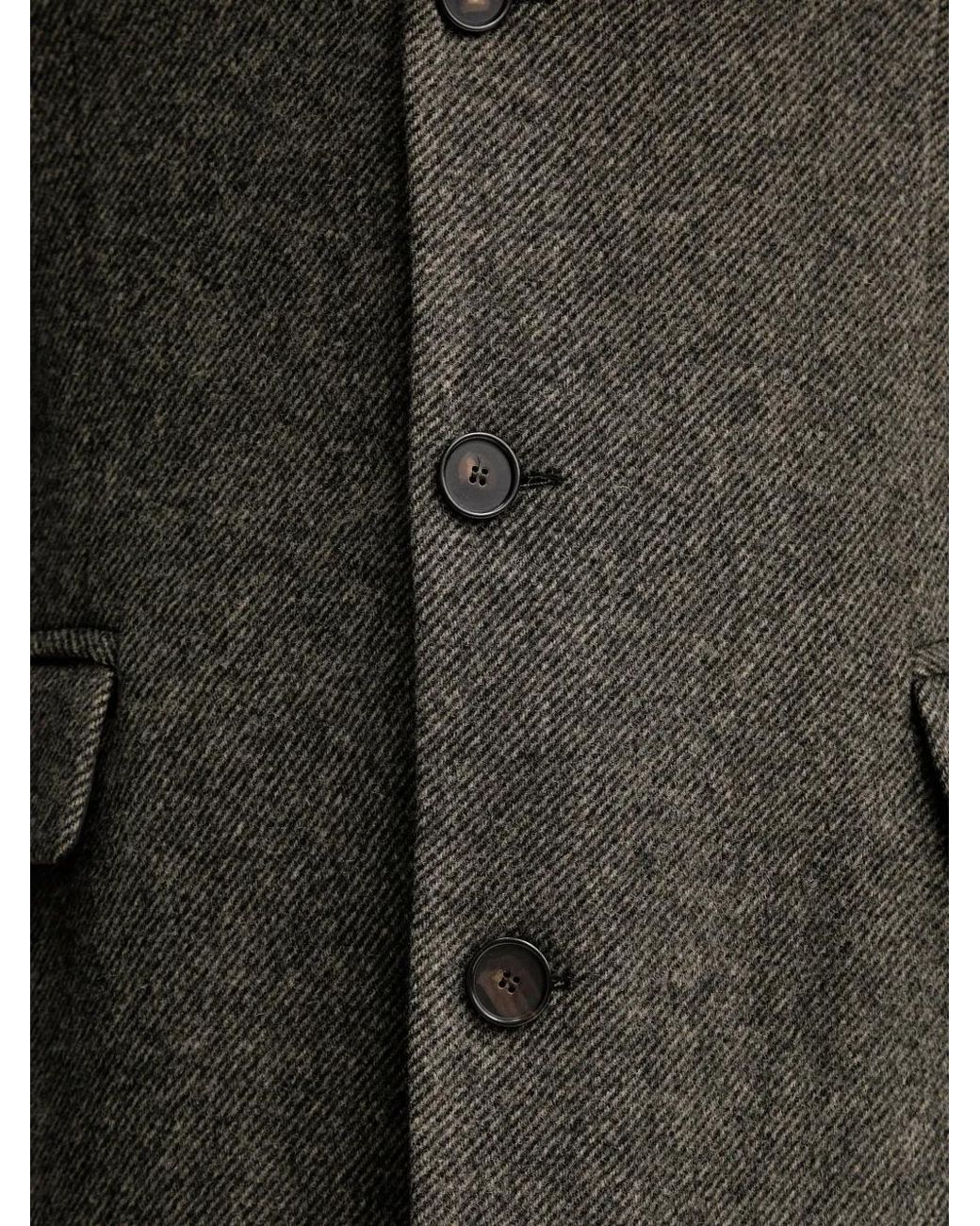 Filippa K Black William Twill Coat for men