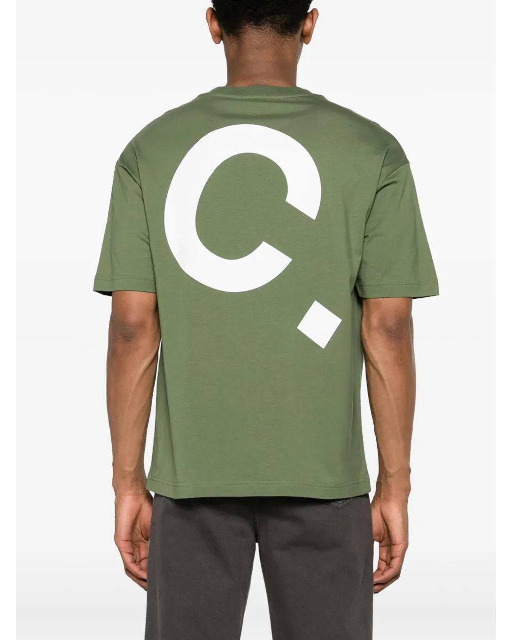 A.P.C. Green Lisandre Cotton T-Shirt