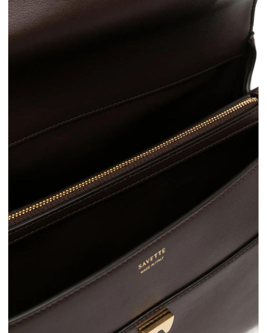 SAVETTE Brown Soft Symmetry Bag