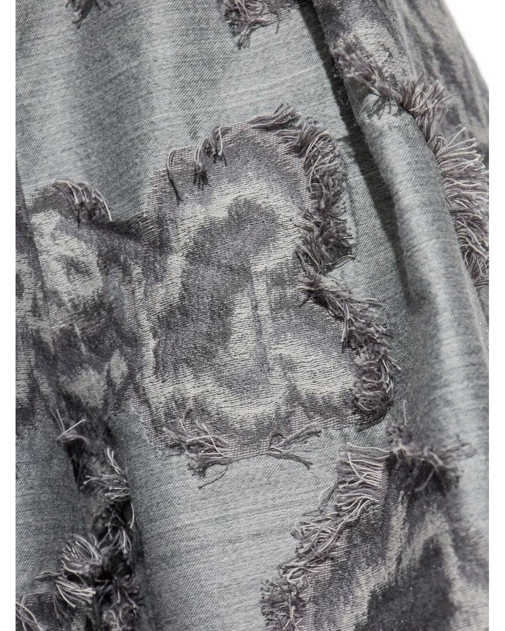 Ganni Gray Trousers With 'Vintage' Effect