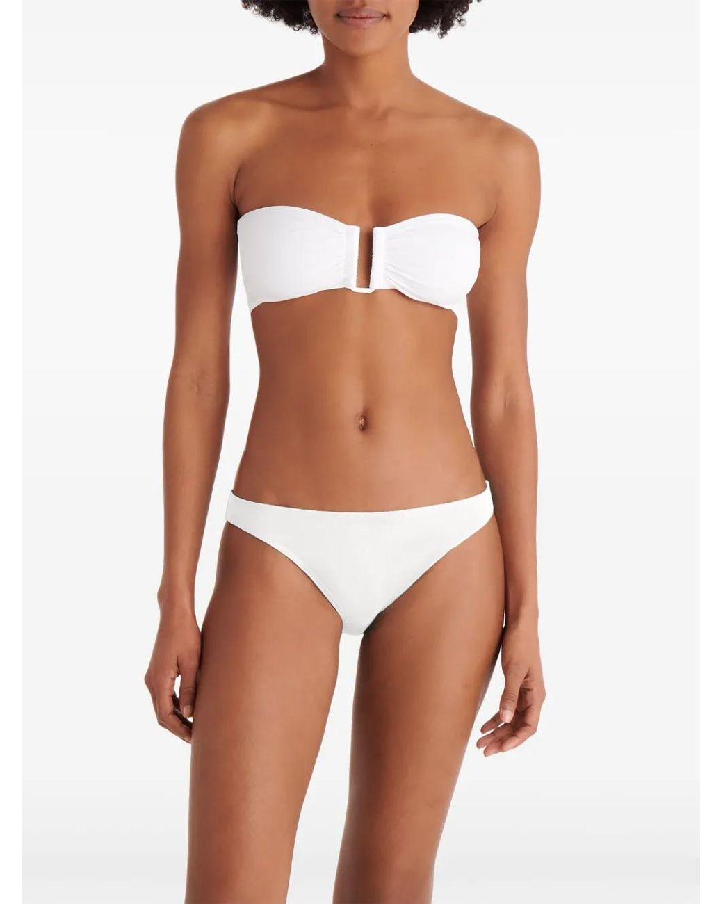 Eres White Bas De Bikini Fripon À Taille Basse