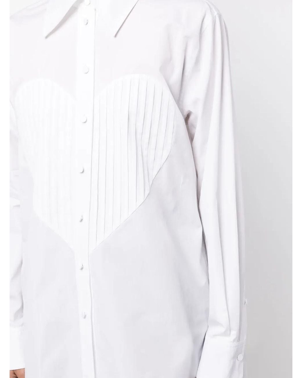 Area Katoenen Blouse in het White