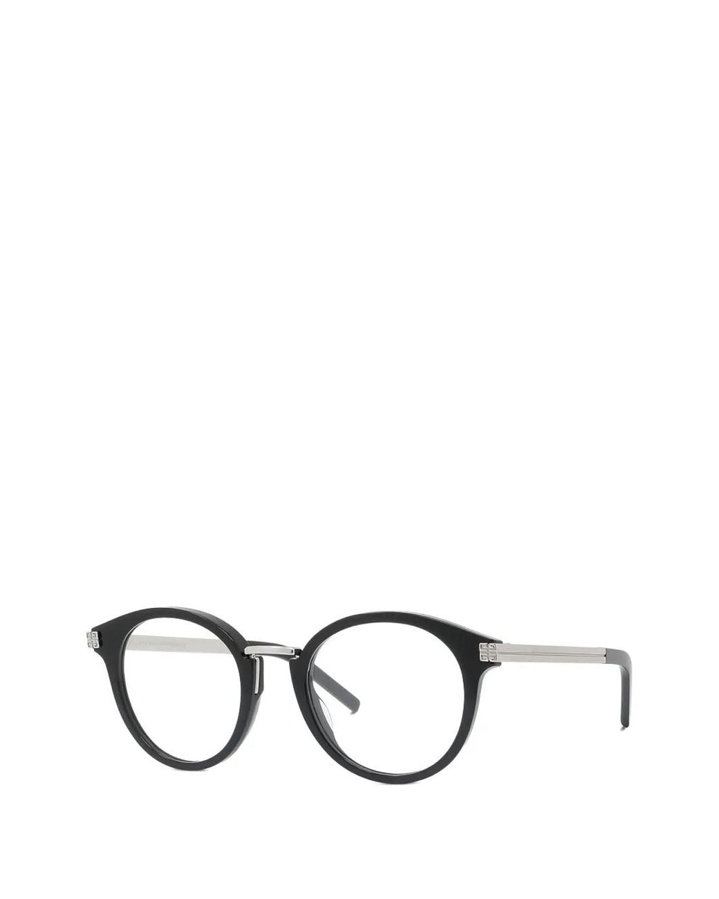 Givenchy Black Round-Frame Glasses