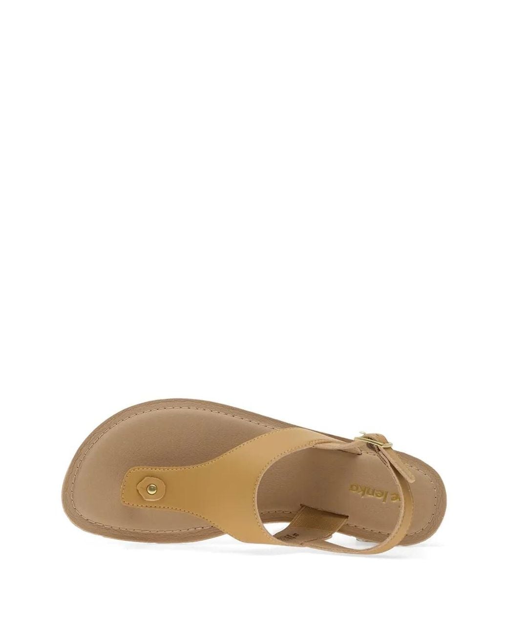 Be Lenka Metallic Buckle-Fastening Thong Sandals